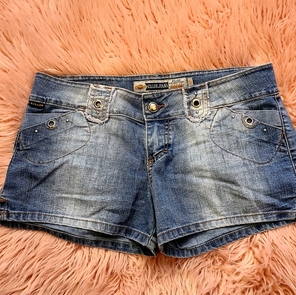 Rare Sz 32 Vintage Killer Jeans Shorts